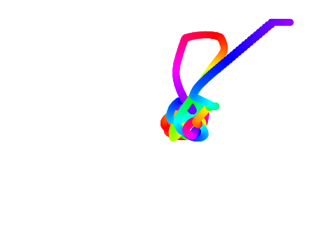 Circle experiment for mouse trails [pen]