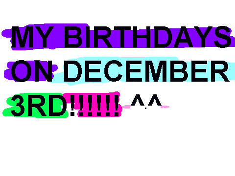 My Birthday!!!!!! soon!!!!!!!!!!!