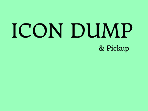 Icon art dump