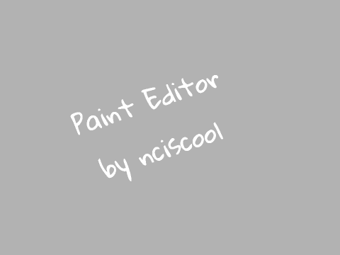 Paint Editor remix