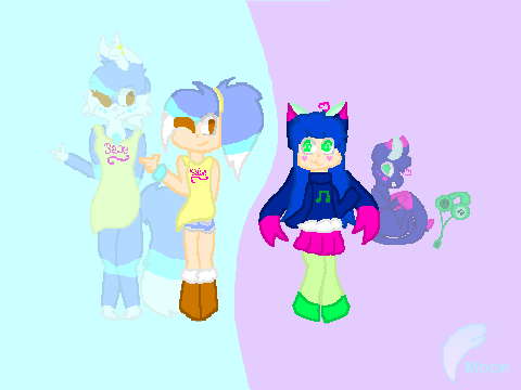 Human Jackie and Spirit