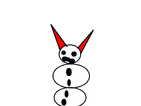 evil snowman