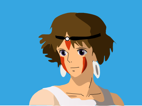 Mononoke | Studio Ghibli Blockshade #1