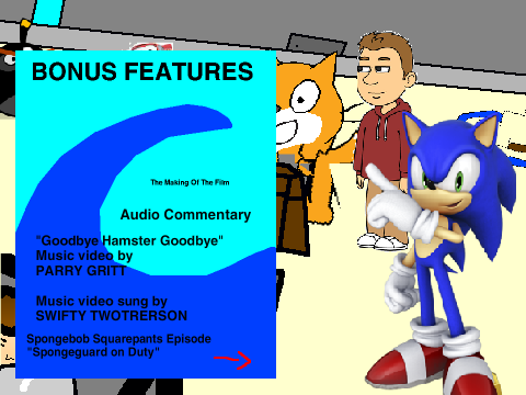 Sonic & Scratch Cat's Day at the Beach - DVD Bonus Features Menu 
