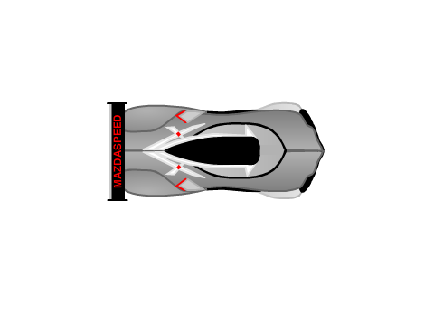 Mazda Furai made in Scratch vector