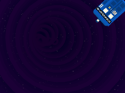 Interactive 3D Spinning TARDIS 