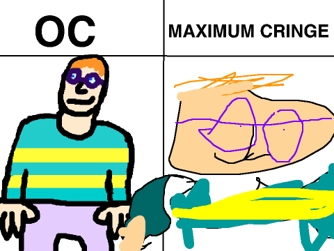 Give me your OC and I will draw it in the cringiest way possible remix remix-2