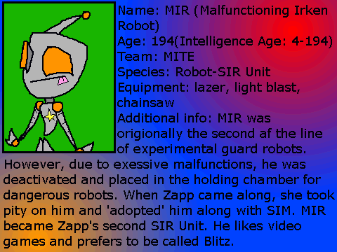 MIR - Entry for Scratch Wars