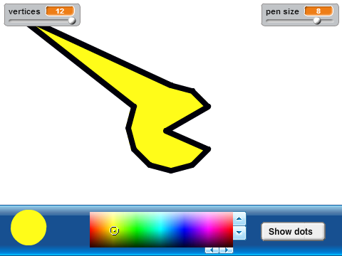 Adjustable Polygon Filler with Color Picker remix