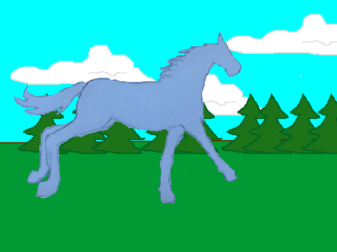 Horse Run Cycle