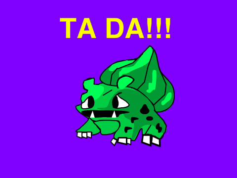 Speed draw original starter sprites