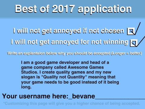 Top 3 of 2017 entry
