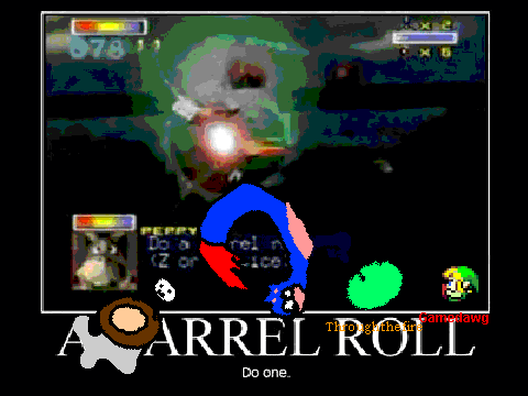 Add Yourself doing a barrel roll [1][1][1][1][1]