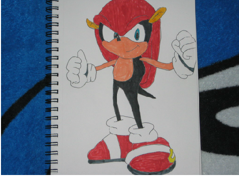 my drawing of mighty the armadillo 