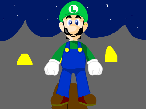 Luigi Speed Art