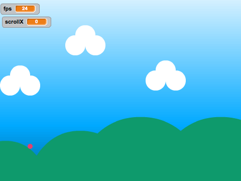 [Updated!] [100% pen] scrolling platformer demo + super fast engine