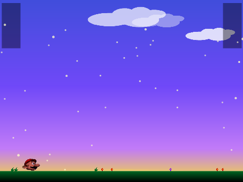 Giant Flying Mario Head Simulator 2017
