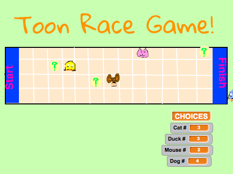 Toon Race Game!