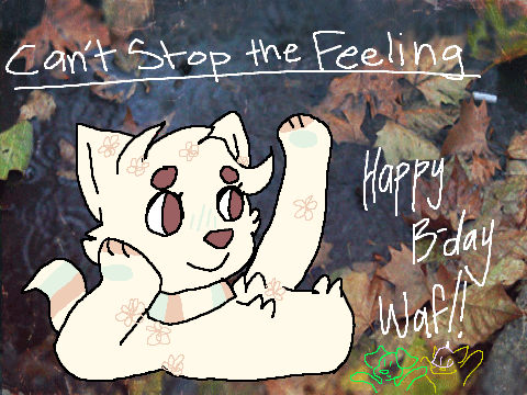 HAPPY BDAY WAFFLE