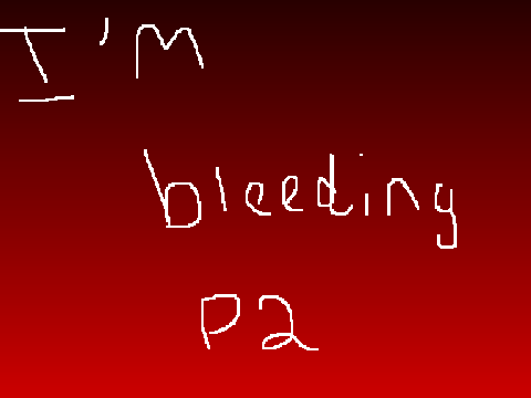 I'm bleeding meme P2