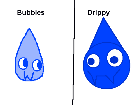 Bubbles vs Drippy