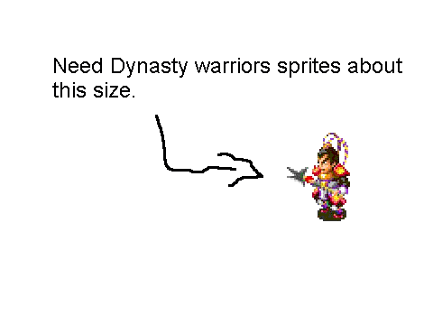 Dynasty Warriors sprites needed!
