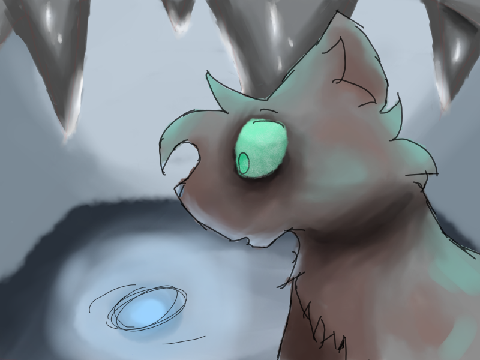 + icicle and cave +
