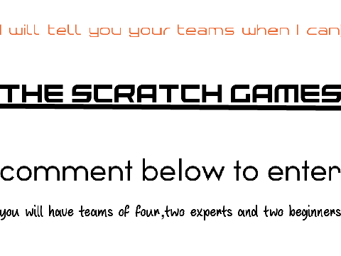 The Scratch games (contest)