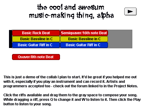 Musicmaker v0.1 Alpha
