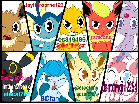 Sign your name beside ur favorite eeveelution!!!!!!!!!!!!! <3 Umbreon remix remix remix
