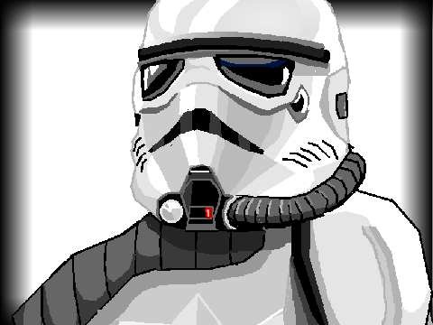 How to draw a Storm Trooper