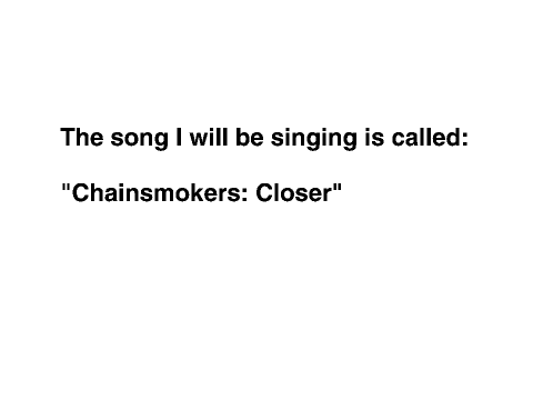 Singing Competition!!! Open remix