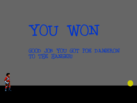 Poe Dameron platformer