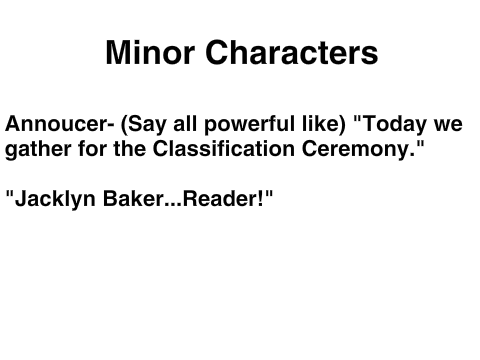 "The Reader" Voice Audtions remix