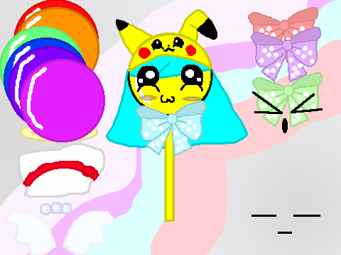 Lollipop Dressup With Pikachu Hoodie!!!