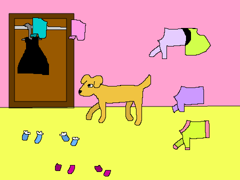 Cute labrador designer