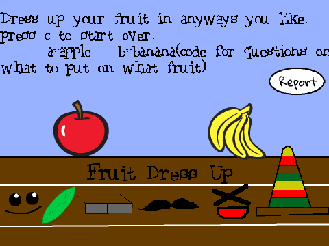 Fruit Dress Up