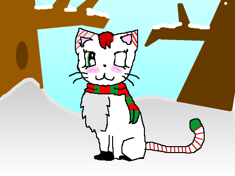 Winter CC Candycane Entry Has animation! 