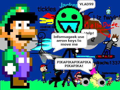 add urself runnig from weegee