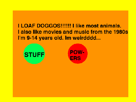 ACTUAL REAL All about me