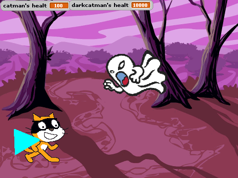 catman VS  darkcatman