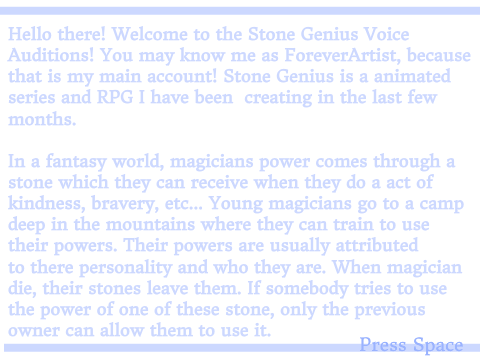 Stone Genius | Voice Auditions remix
