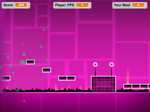 Geometry Dash v1.5 levels 1-Polargeist