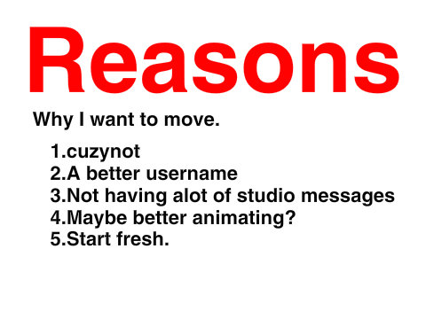 I think I want move.