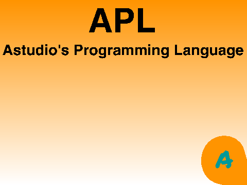 APL - Astudio's Programming Language 