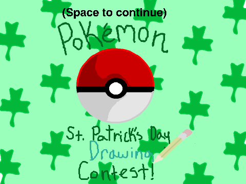 St. Patrick's Day Pokemon Drawing Contest (CLOSED)