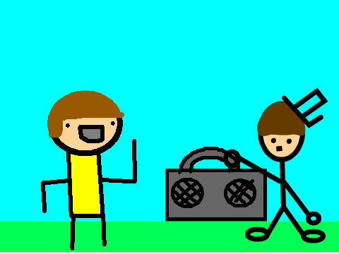 Add yourself reacting to good music!