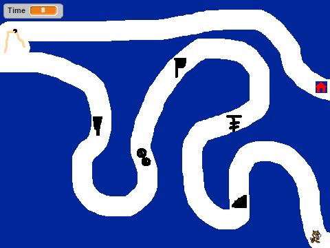 simpoe machine maze.