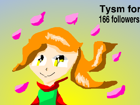 Tysm for 166 followers