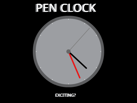 Pen Clock